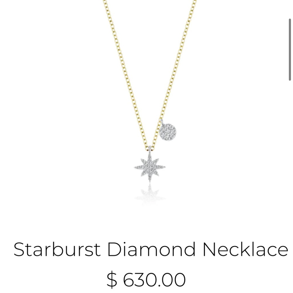 Meira T Starburst Diamond Necklace